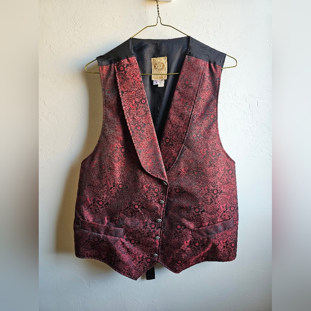 Western Vest for Wedding Prom Cosplay Victorian Saloon Jacket Play Party
